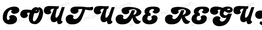 COUTURE REGULAR字体转换
